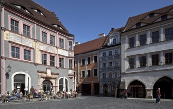 North-eastern corner of the square with the junction of Peterstraße