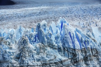 Perito Moreno Glacier, glacier tongue, glacier break, Los Glaciares National Park, Santa Cruz,