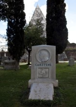 Tomb of Jacob Asmus Carstens, classicist painter from Schleswig 1754-1798