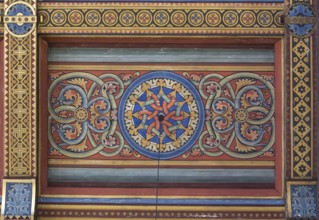 Built in 1893, ceiling paintings by Adolf Quensen, St., Sankt, Saint