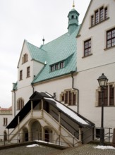 Town hall, outside staircase