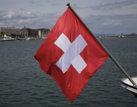 Geneva, steamer VEVEY on Lake Geneva