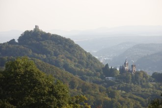 Königswinter, Drachenburg Castle and Drachenfels Castle