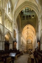 The Cathedral and Collegiate Church of St Saviour and St Mary Overie, view from the chancel to the