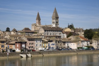 View from the south, city view over the Saone, St., Sankt, Saint