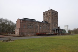 Malakow tower above shaft 1 and the attached hoisting machine building