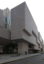 Nuova Sede, façade on Via Guglielmo Corrado Röntgen, built 2002-2008 by Grafton Architects