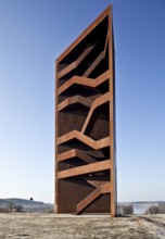 So-called Rusty Nail, built in 2008 by S. Gabriel and S. Giers, 30 metres high