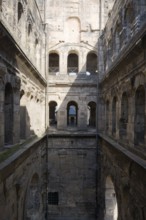 Interior of the church of the medieval Simeonstift, 11th century, St., Sankt, Saint