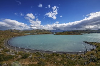 Lagunas Melizas, Torres del Paine National Park, Patagonia, Chile, South America