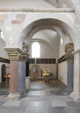 West gallery, view to the west into the treasury, St., Sankt, Saint