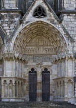 Bourges, Cathedral. South west portal, St., Saint, Saint