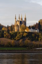 Built by Ernst Zwirner, view from north-east over the Rhine, St., Sankt, Saint