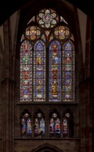 Strasbourg Cathedral, Cath?drale Notre-Dame de Strasbourg, north clerestory window