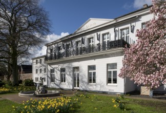 Krefeld, Ürdingen, Casino, built in 1833, façade facing the Rhine