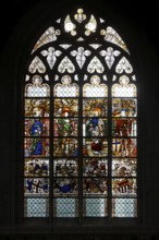 Second south-west clerestory window, St., Sankt, Saint