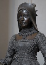 Austria. Innsbruck. Court Church. Bronze figure of Mary of Burgundy. Detail. The tomb was completed