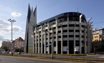 Wroclaw Breslau, office and car park of NORDEA-Bank