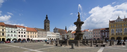 Ceske Budejowice, Budweis, market square, Premysla square, north-west corner