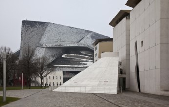 Paris, Cite de la musique, architect Christian de Portzamparc opened in 1995