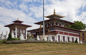 La Boulaye, TEMPLE OF THE 1000 BUDDHAS, founded in 1987 by Tibetan monks. Lamaist centre combined