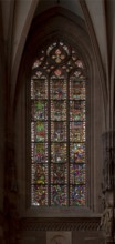 Strasbourg Cathedral, Cathédrale Notre-Dame de Strasbourg, window of the Laurentius Chapel