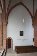 Choir room, south wall with entrance to the sacristy Church of St., Church of St., St., St., Saint