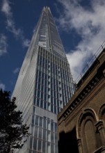 Built in 2009-12 by Renzo Piano, height 310 m, seen from London Bridge Station