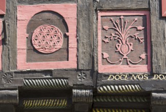 Half-timbered houses Breite Straße 39, detail