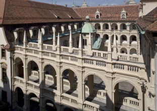 1527-1531 as the first Renaissance building in the city of Graz, main wing built from 1557