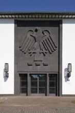 Butzweilerhof, reception building from 1936 with eagle