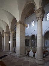 Huysburg near Halberstadt, Benedictine monastery church, south aisle with view to the north-west,