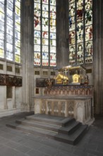 Choir, reliquary altar with Aetherius and Ursula shrine, St., Sankt, Saint