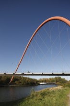 Nordsternpark, Rote Brücke (double arch bridge over the Rhine-Herne Canal)