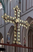 Triumphal cross from 1420 from St Mary's Church in Wismar, in the cathedral since 1990 Assistance