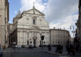 West façade 1575-76 v Giacomo della Porta, St., St., Saint