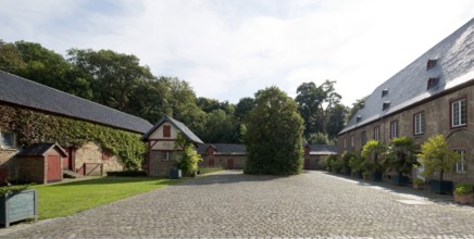 Former Premonstratensian monastery, now an estate, 12th century, inner courtyard