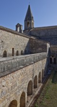 Cistercian monastery founded in 1146, cloistered east wing from the south-west, then armarium,