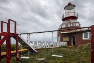 Cape Horn Lighthouse, Cabo de Hornos National Park, southernmost point of South America, Hornos