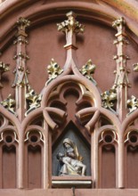 Chapel of Grace in the north-west corner of the church, altar, upper part with old picture of