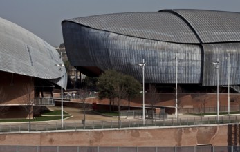 Three concert halls and open-air stage, completed in 2002 by architect Renzo Piano