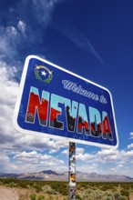 Welcome to Nevada-Sign, Nevada, USA, North America