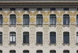 Vienna, Linke Wienzeile No. 38, residential building by Otto Wagner 1898-1899