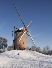 Tower windmill between Krefeld and Meerbusch. The grain mill is around 700 years old, making it one