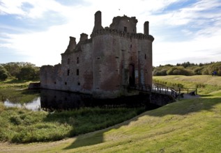 Caerlaverock Castle near Dumfries