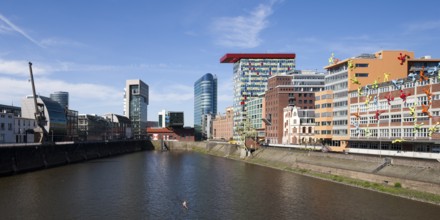 Western part, view from the pedestrian bridge, on the right Colorium and Roggendorf House with the