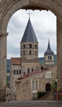 Cluny, former Benedictine abbey, remains of the abbey church Sts-Pierre-et-Paul, begun in 1088,