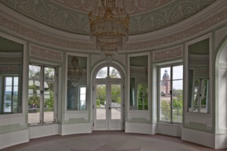 Aschaffenburg, Castle, breakfast pavilion in the castle park, also Capuchin Salon