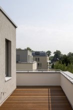 Krefeld, Rott housing estate, Reymann Architekten 2018, house no. 6, roof terrace