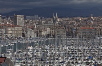 View from the south-west with St-Ferrol on the left and St-Vincent-de-Paul at the back on the